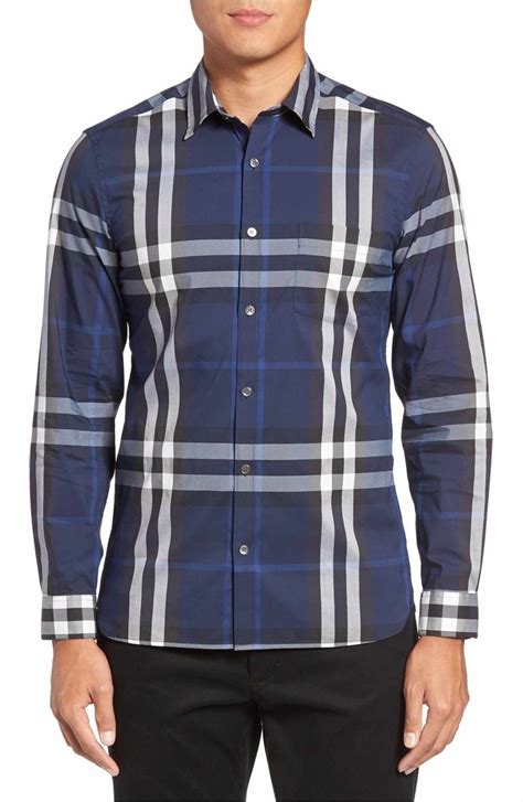 burberry check sport shirt|Burberry checkered shirt.